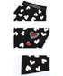 Heart Pattern Knit Skirt